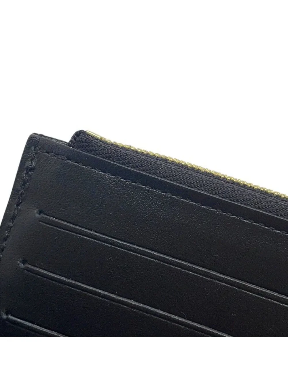 Louis Vuitton Wallet Monogram Reverse Slim Purse Black